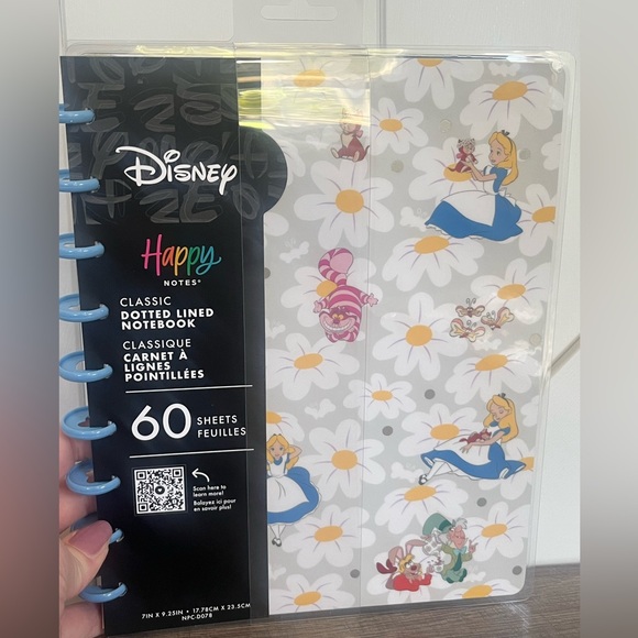 Brand New Happy Planner Disney Alice in Wonderland dotted line notebook - Picture 2 of 4